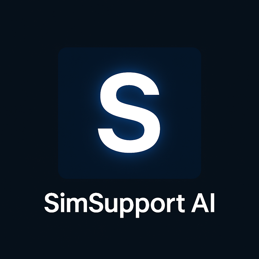 SimSupport AI logotyp